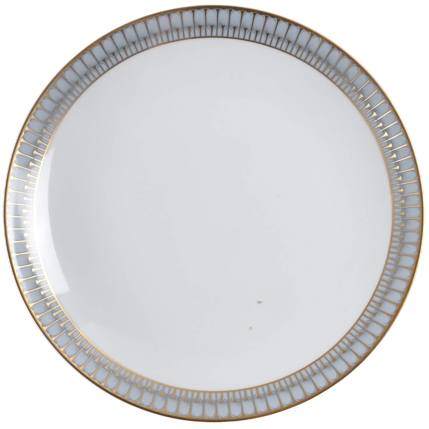 Arcades Grey Gold 11" Chop Plate (Round Platter) by Philippe Deshoulieres-1