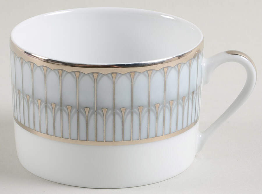 Arcades Grey Platinum Flat Cup by Philippe Deshoulieres-1