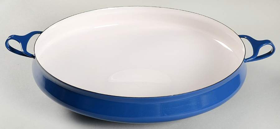 Kobenstyle Blue (Midnight-Blue) 13" Metal Buffet Server by Dansk-1