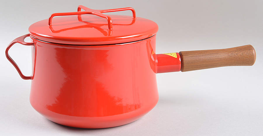Kobenstyle Chili Red (Newer) 3 Quart Covered Metal Saucepan by Dansk-1