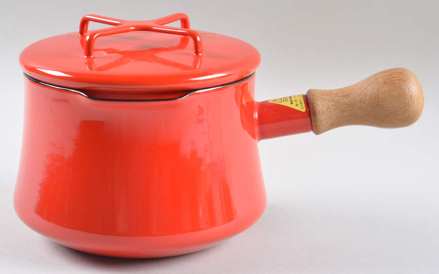 Kobenstyle Chili Red (Newer) 1.5 Quart Metal Covered Saucepan by Dansk-1