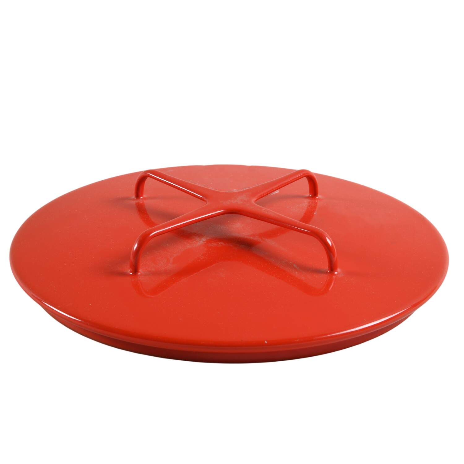 Kobenstyle Chili Red (Newer) Lid for 4 Quart Metal Casserole by Dansk-1