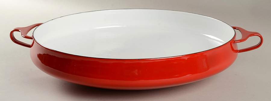 Kobenstyle Chili Red (Newer) 13" Metal Buffet Server by Dansk-1