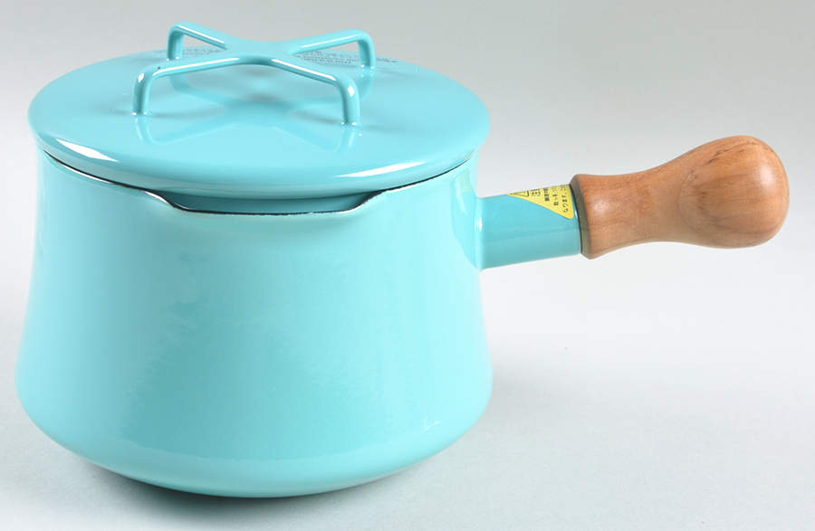 Kobenstyle Teal 1.5 Quart Metal Covered Saucepan by Dansk-1