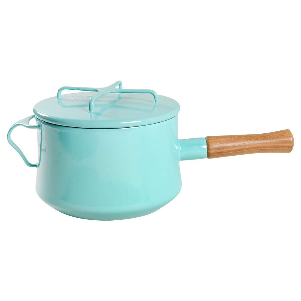 Dansk Kobenstyle 1 Qt. Saucepan - Teal Enamel With Teak Handle, Classic Danish Design - View #6