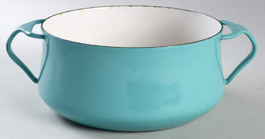 Kobenstyle Teal 2 Quart Metal Covered Casserole, No Lid by Dansk-1