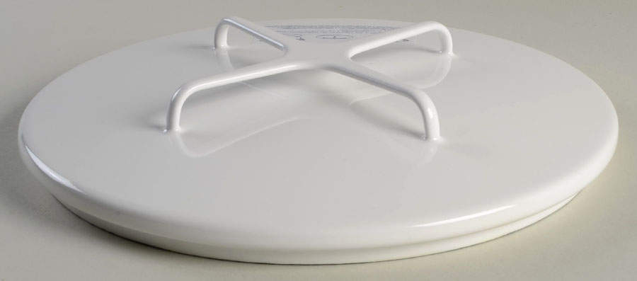 Kobenstyle White (Newer, 2012) Lid for 4 Quart Metal Casserole by Dansk-1