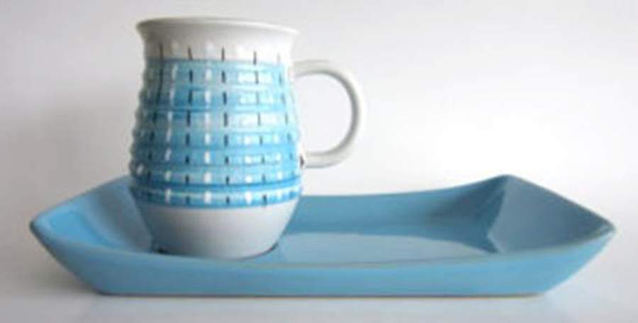 Burlington Blue Snack Plate and Mug Set by Denby-Langley-1