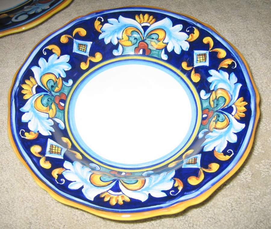 DER77 Dinner Plate by Deruta (Italy)-1