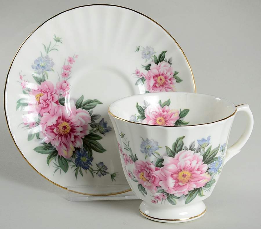 DUC73 Footed Cup & Saucer Set by Duchess-1