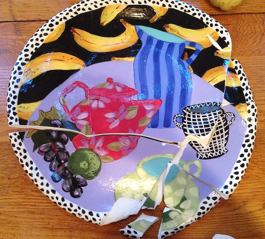 DDS7 13" Chop Plate (Round Platter) by Droll Designs-1