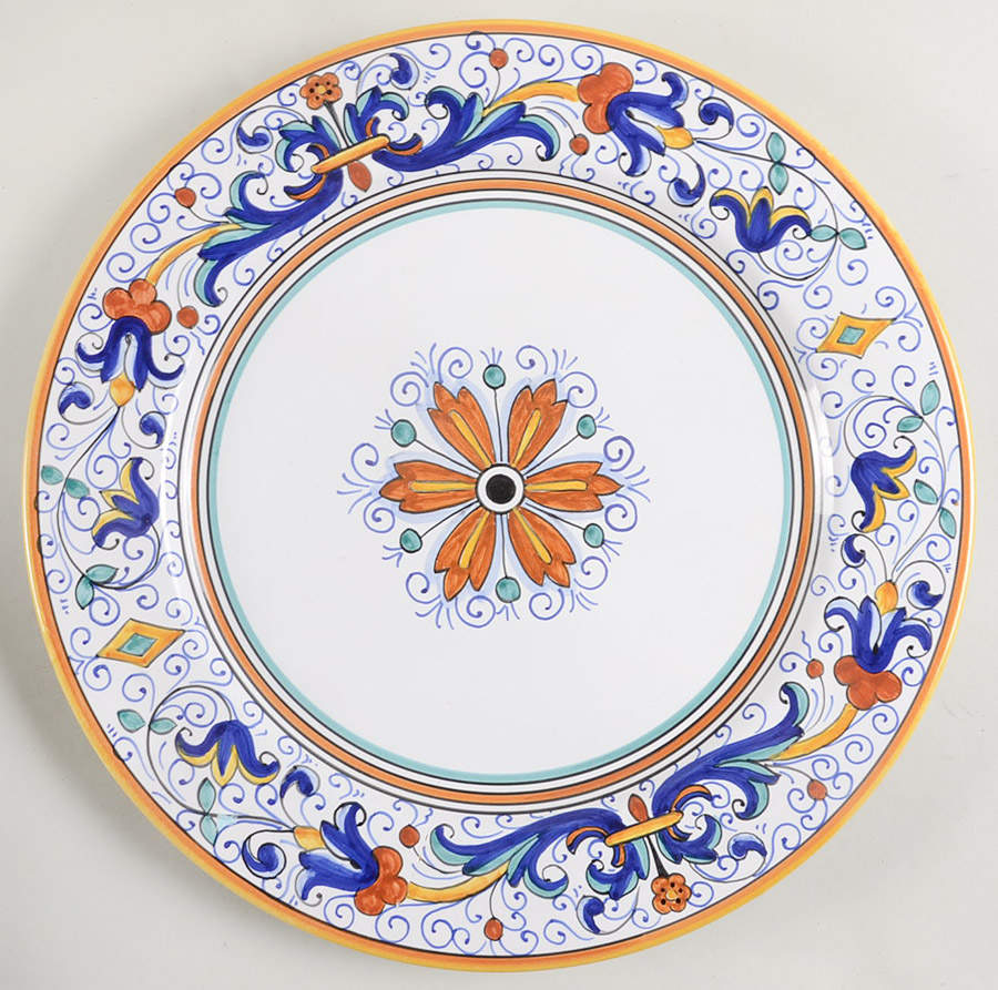 DER79 13" Chop Plate (Round Platter) by Deruta (Italy)-1