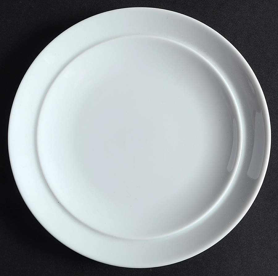 White Coupe Bread & Butter Plate by Denby-Langley-1