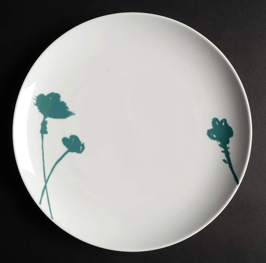 Stilla Teal Dinner Plate by Dansk-1