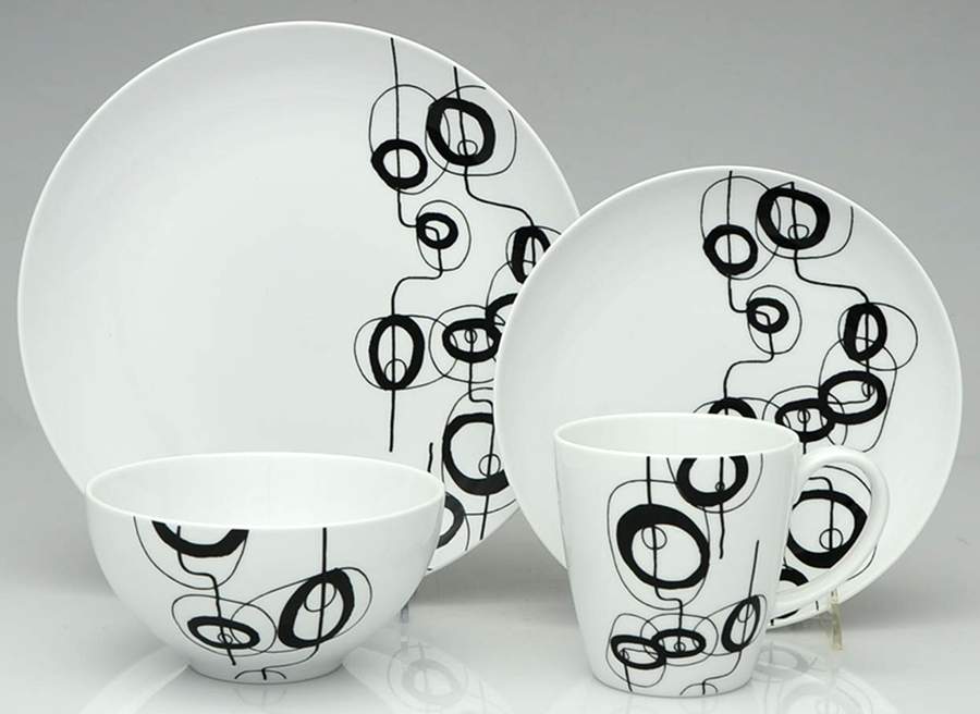 Shake Black 4 Piece Set by Dansk-1