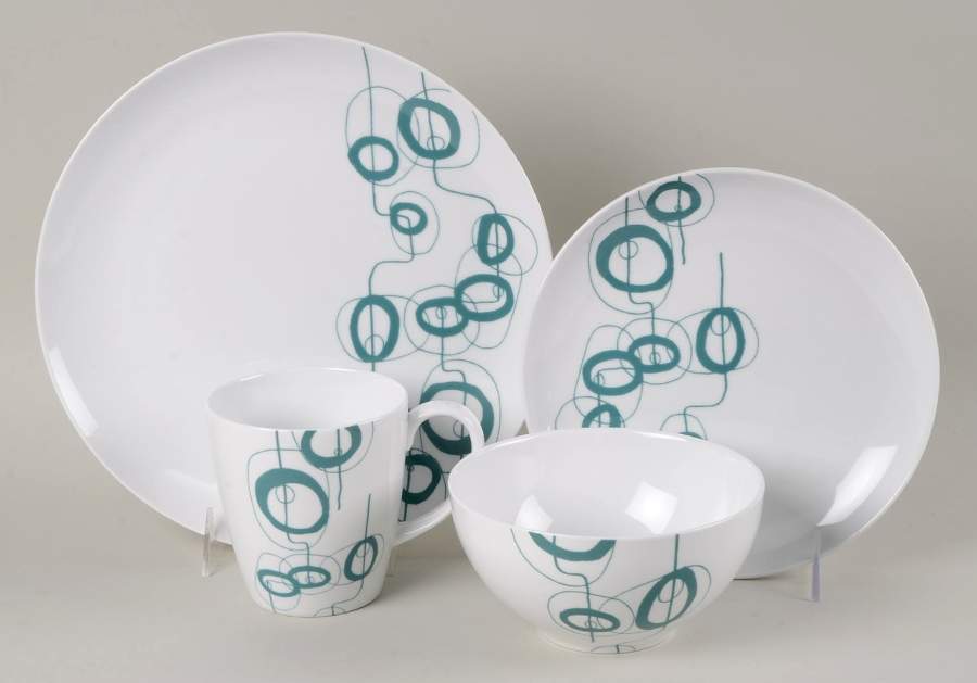 Shake Teal 4 Piece Set by Dansk-1