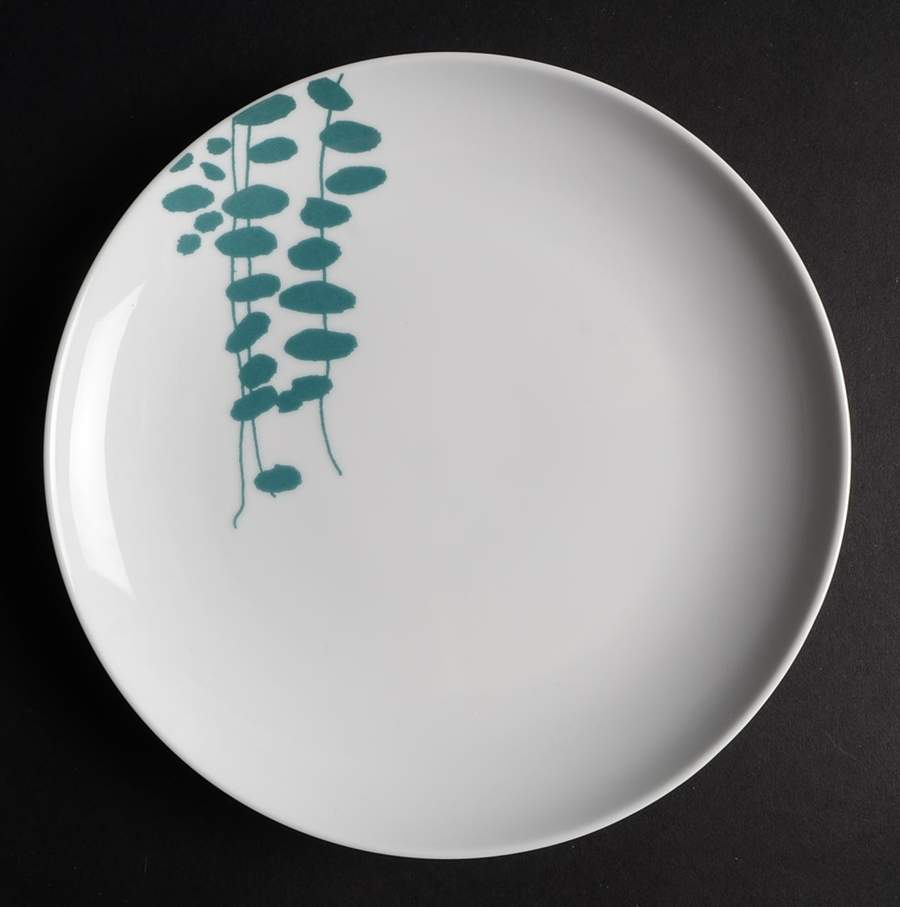 Wisp Teal Salad Plate by Dansk-1