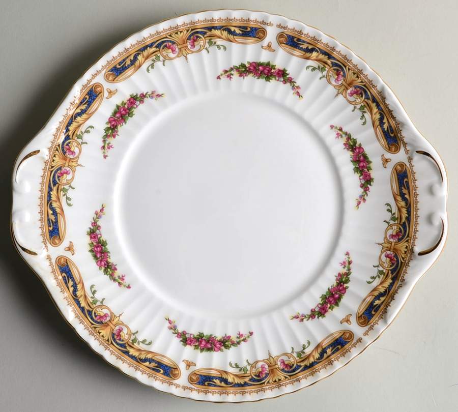 Lucerne Handled Cake Plate by Duchess-1