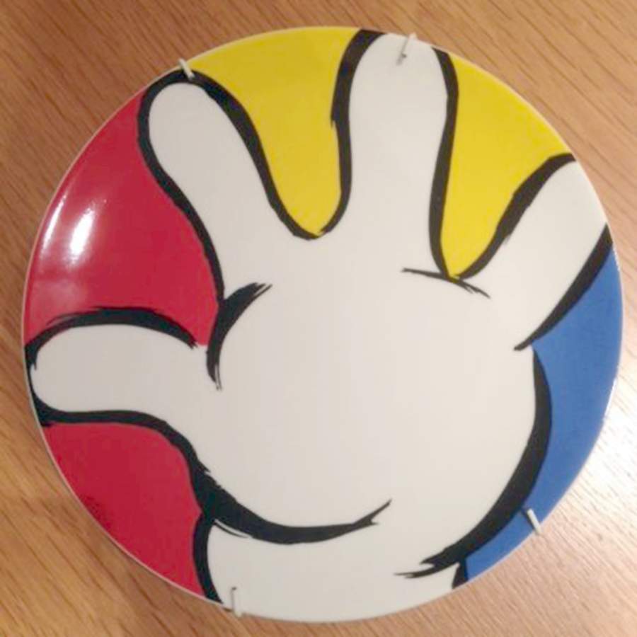 Gourmet Mickey (Body Parts) Salad Plate by Disney-1