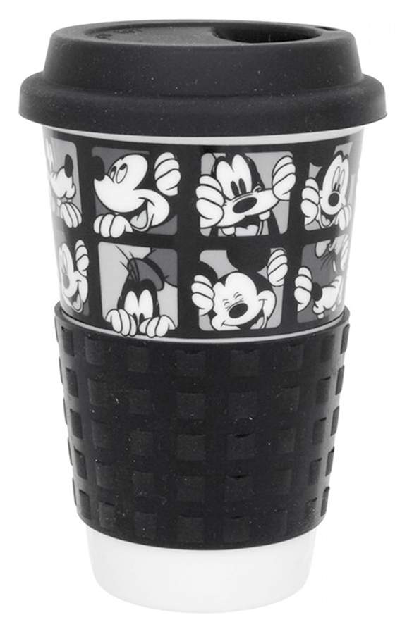 Mickey Grid Travel Tumbler & Silicone/Plastic Lid by Zrike-1