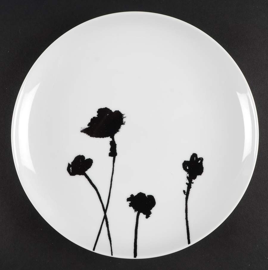 Stilla Black Salad Plate by Dansk-1
