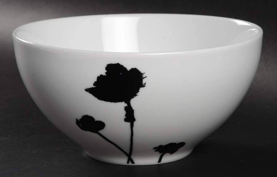 Stilla Black Soup/Cereal Bowl by Dansk-1