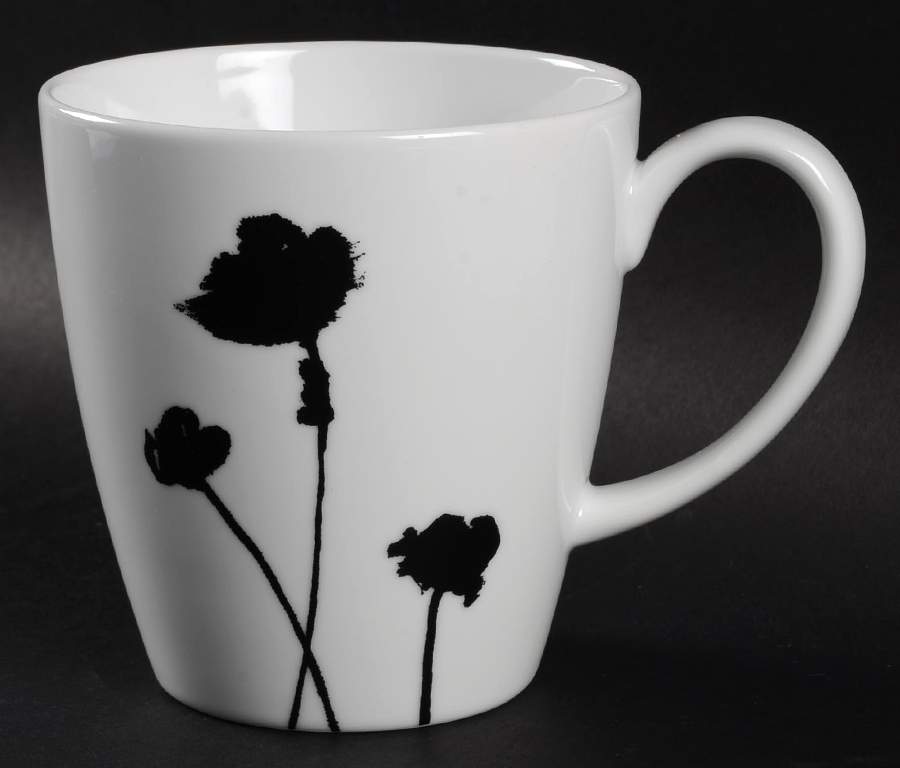 Stilla Black Mug by Dansk-1