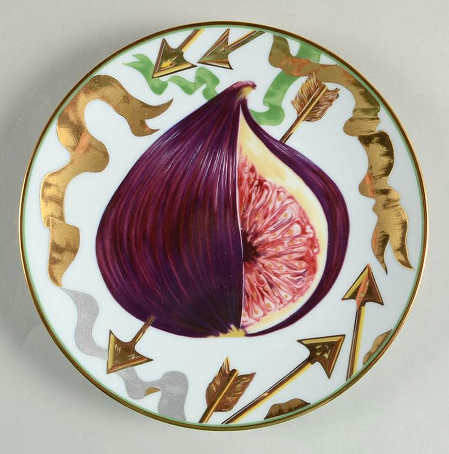 Les Fleches Perdues du Guillaumme Tell Salad Plate by Daum-1
