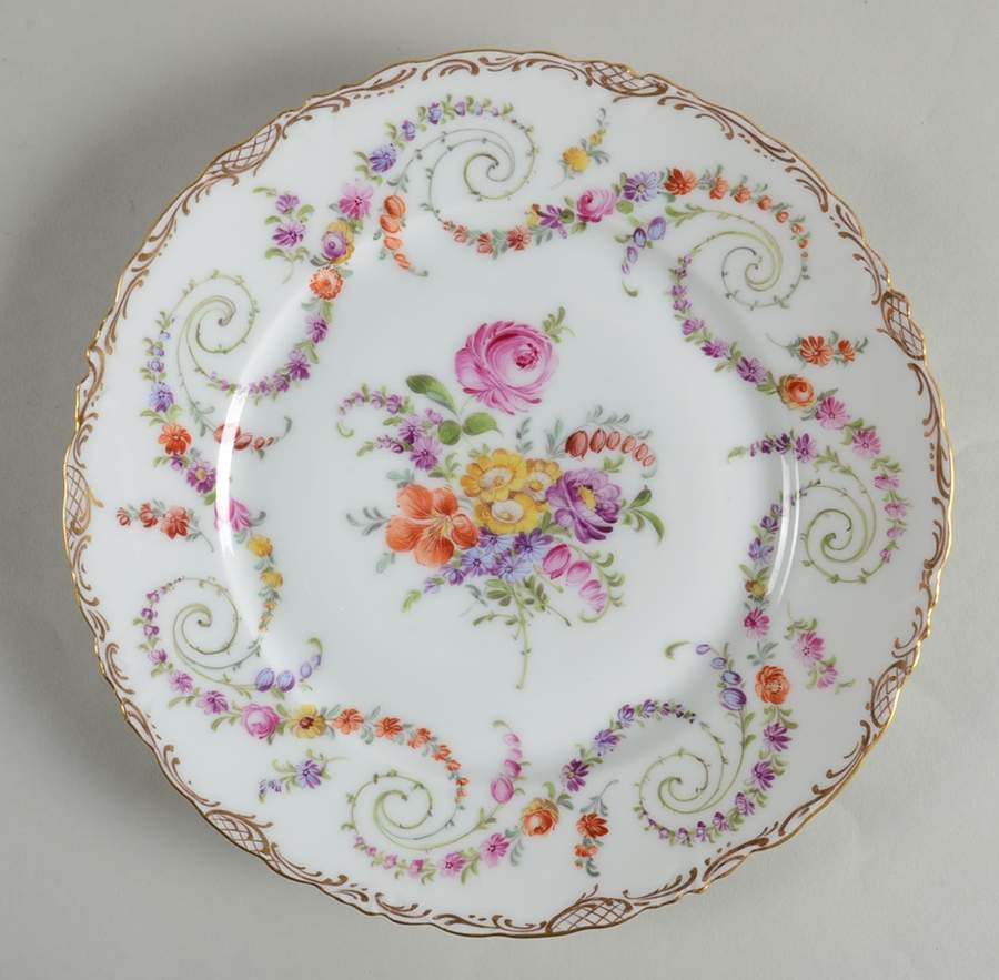 DRE143 Salad Plate by Dresden (German)-1