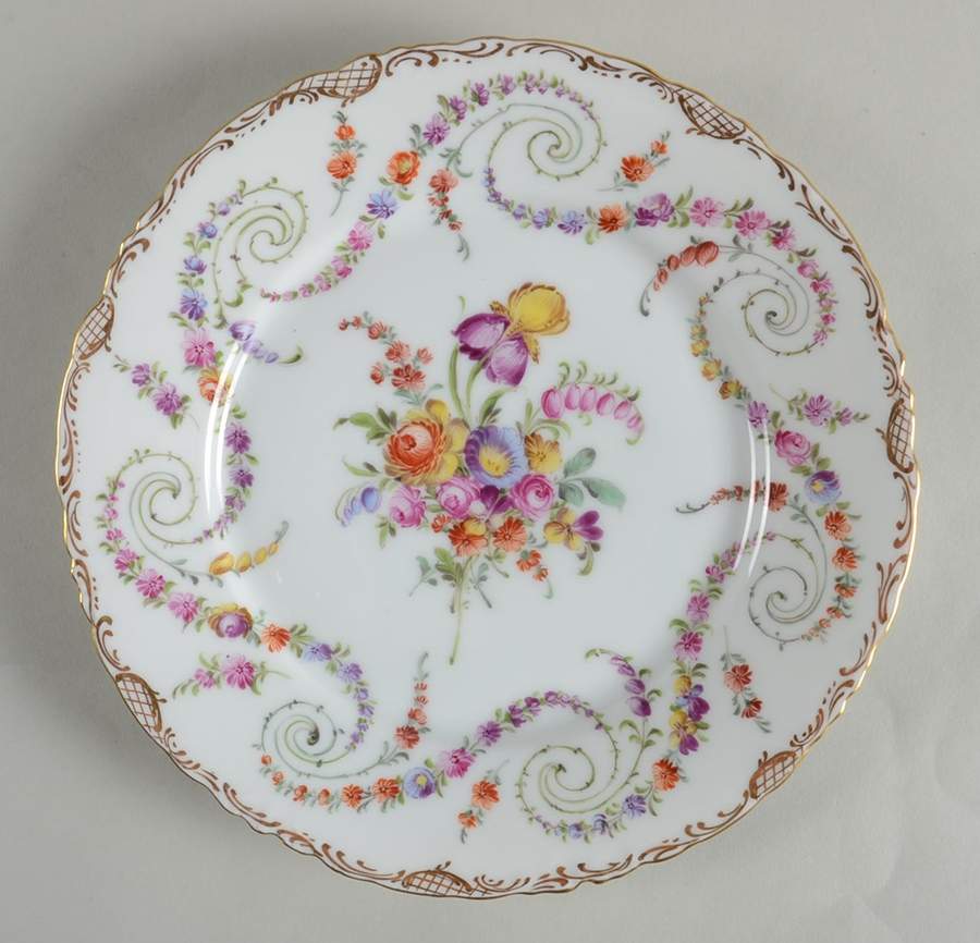 DRE143 Salad Plate by Dresden (German)-1