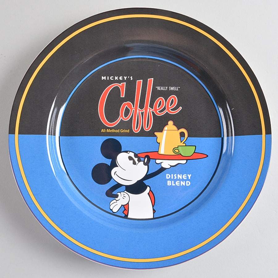 Mickey's Really Swell Coffee Luncheon Plate by Disney-1