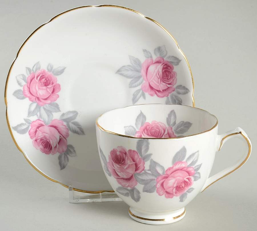 322 Footed Cup & Saucer Set by Duchess-1