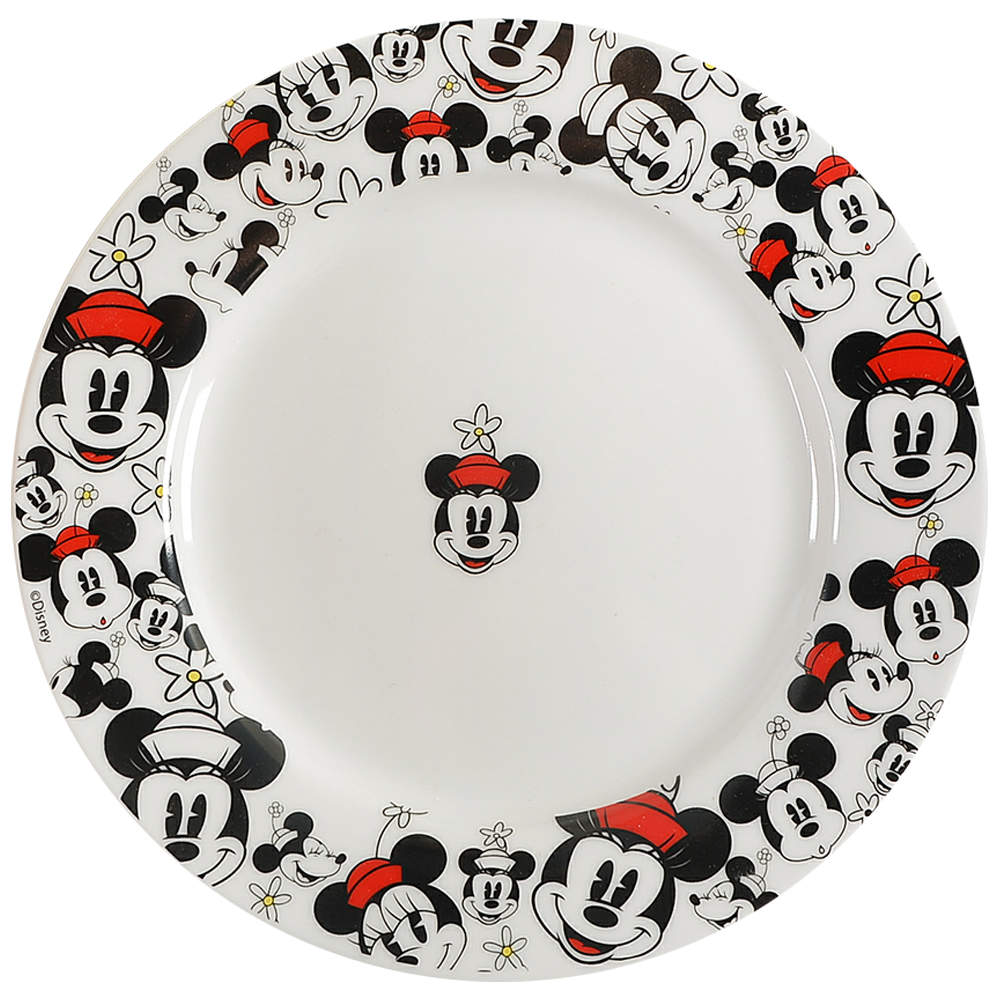 All Over Mickey & Minnie Salad Plate by Zrike-1