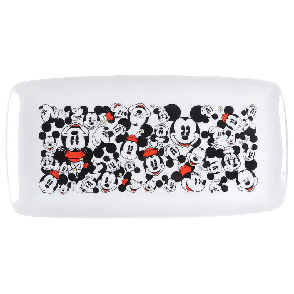 All Over Mickey & Minnie 13" Rectangular Tray by Zrike-1
