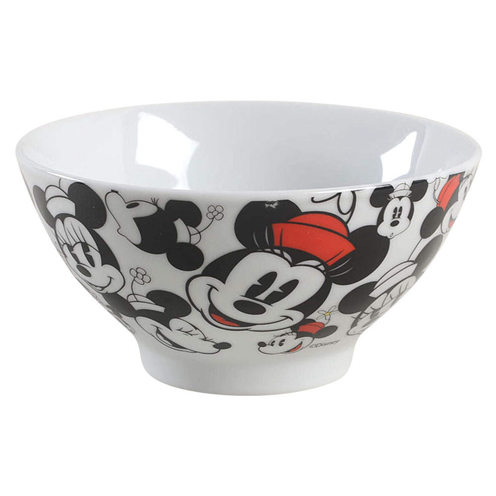 All Over Mickey & Minnie Soup/Cereal Bowl by Zrike-1