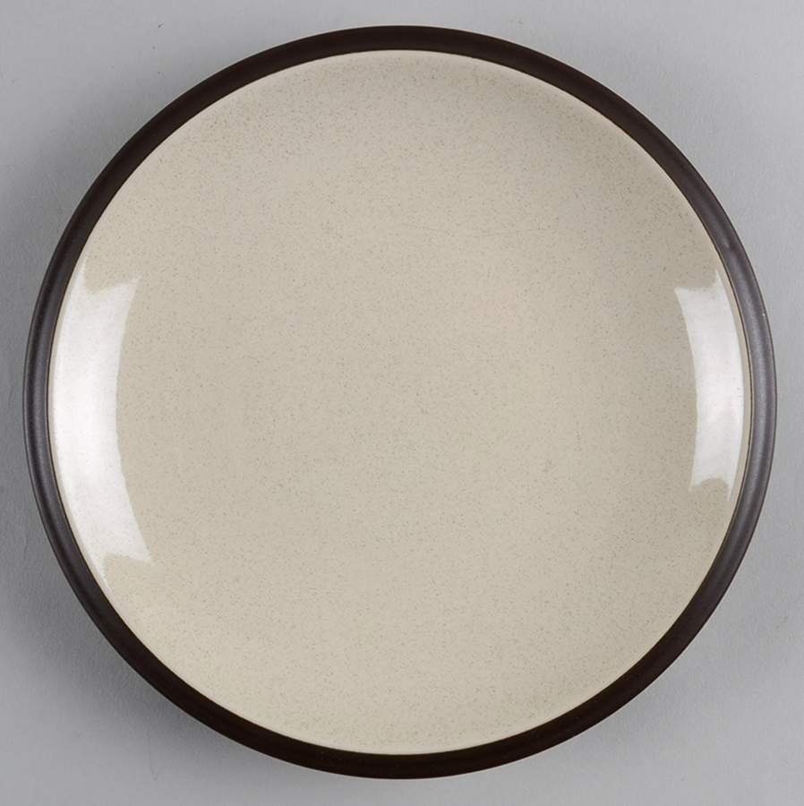 Santiago Beige Glossy (Brown Back) Salad Plate by Dansk-1