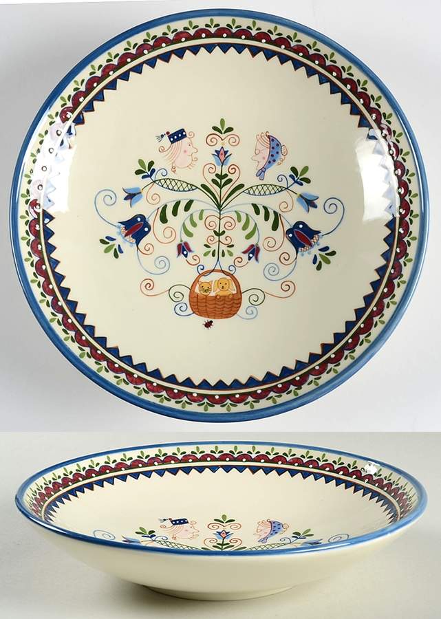 Oma's House 10" Pasta Serving Bowl by Demdaco-1