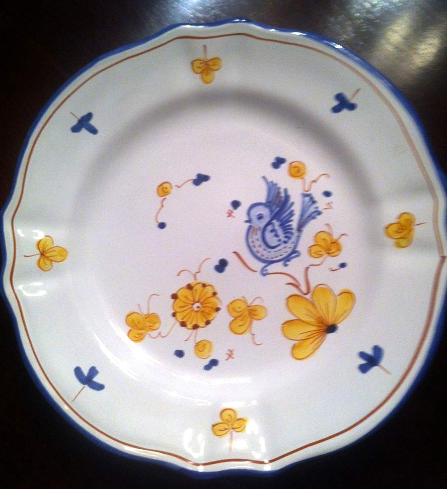 DER83 Dinner Plate by Deruta (Italy)-1