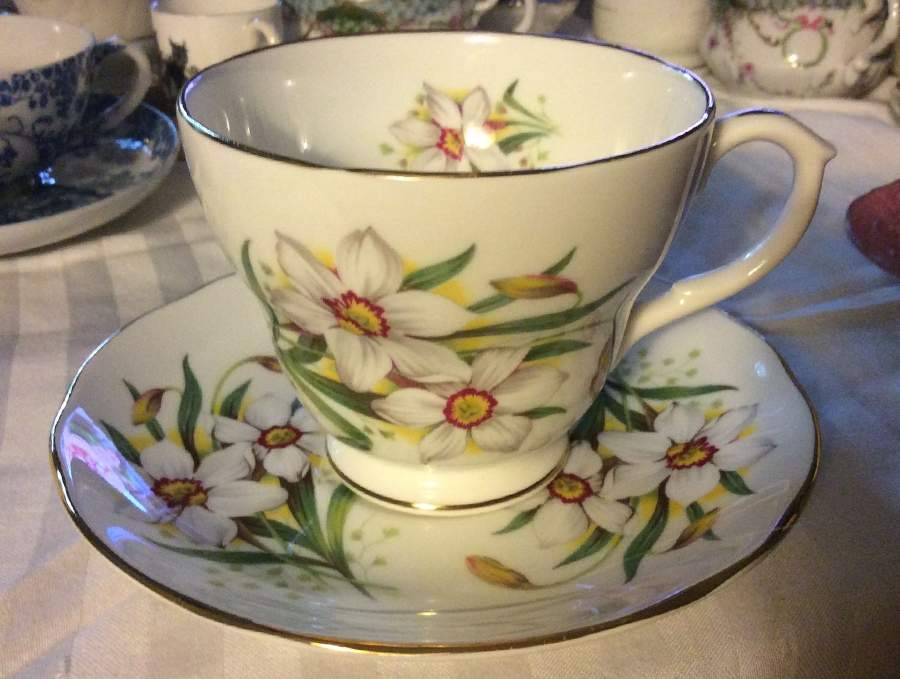 DUC89 Footed Cup & Saucer Set by Duchess-1