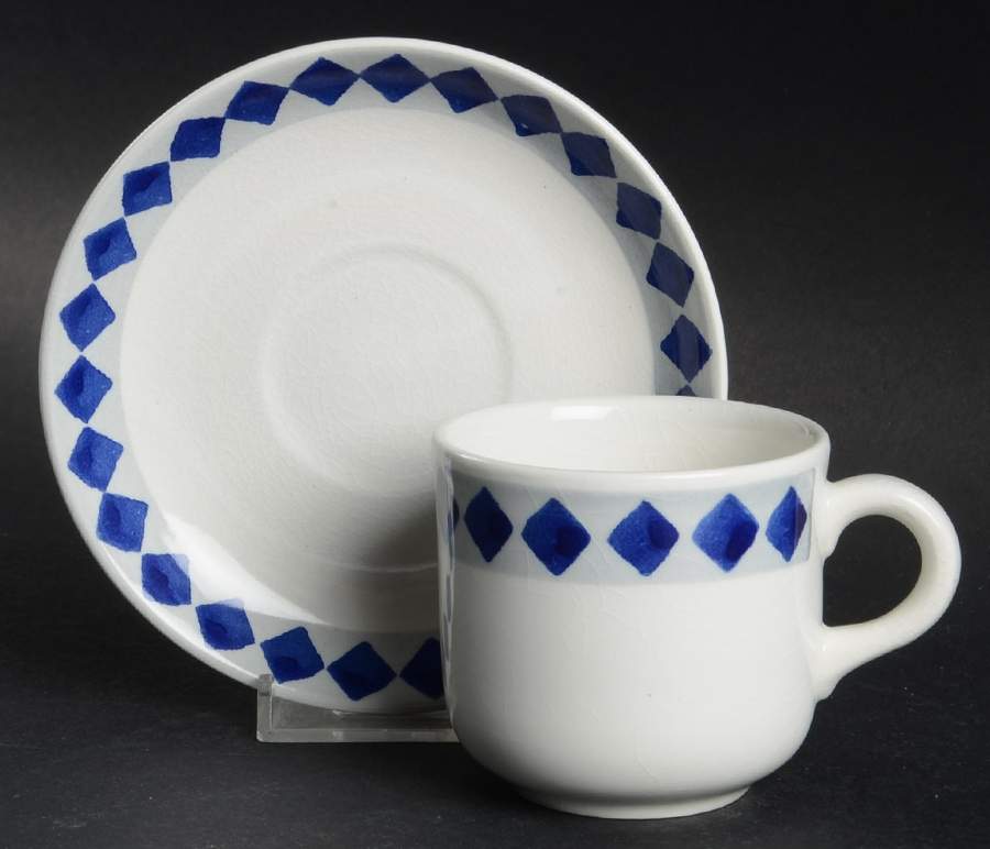 DIU6 Flat Demitasse Cup & Saucer Set by Ditmar Urbach-1