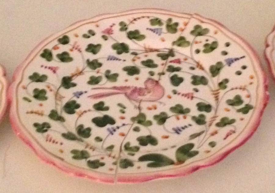 DER87 Salad Plate by Deruta (Italy)-1