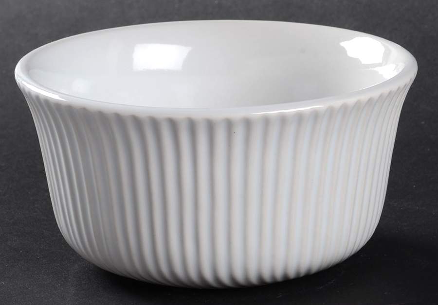 Serendra White Fruit/Dessert (Sauce) Bowl by David Tutera-1