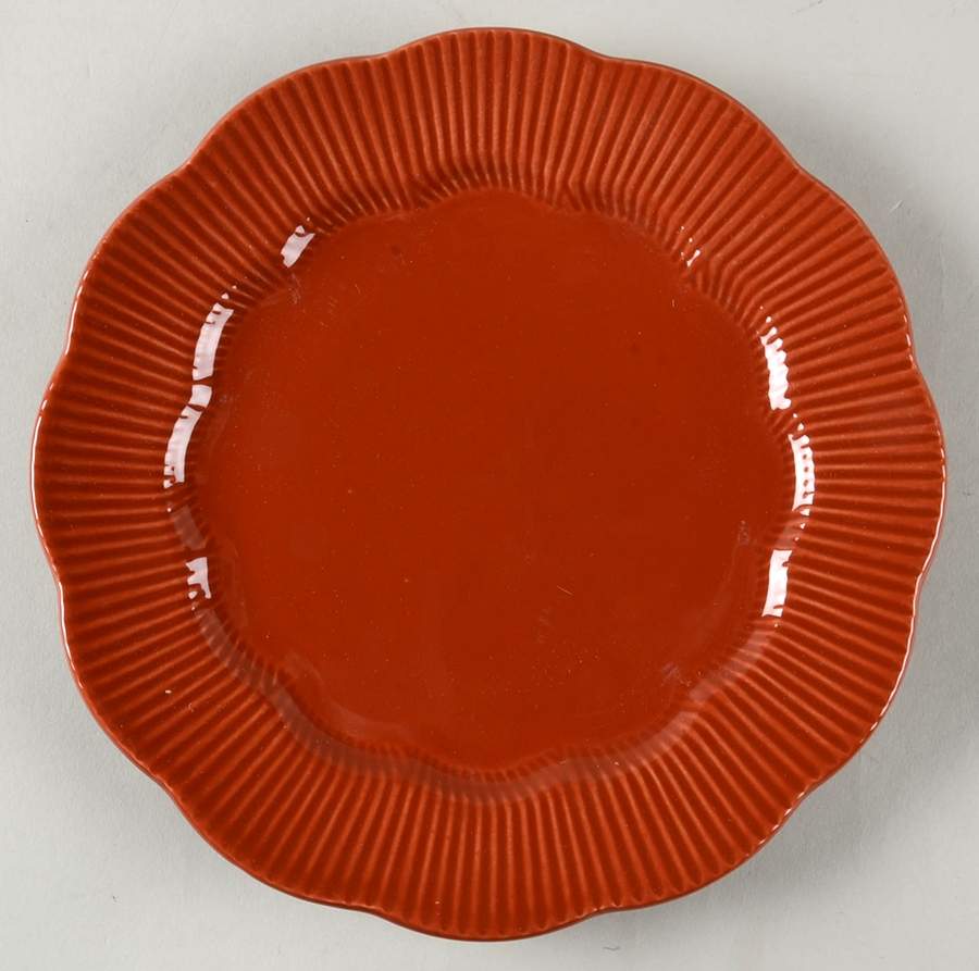 Serendra Red Salad/Dessert Plate by David Tutera-1