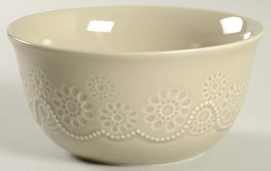 Tatiana Cream Soup/Cereal Bowl by David Tutera-1
