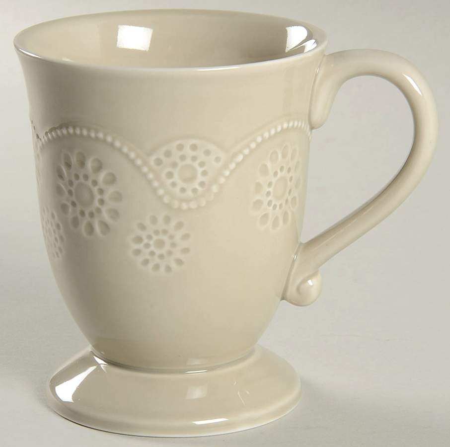 Tatiana Cream Mug by David Tutera-1