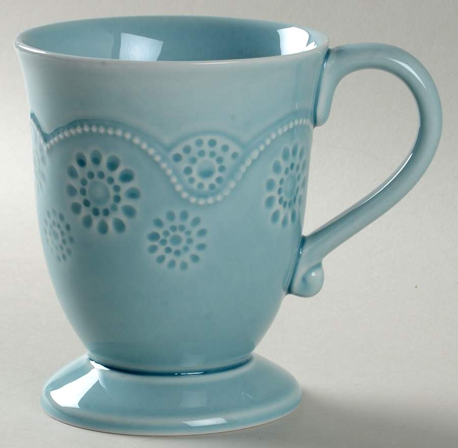 Tatiana Turquoise Mug by David Tutera-1