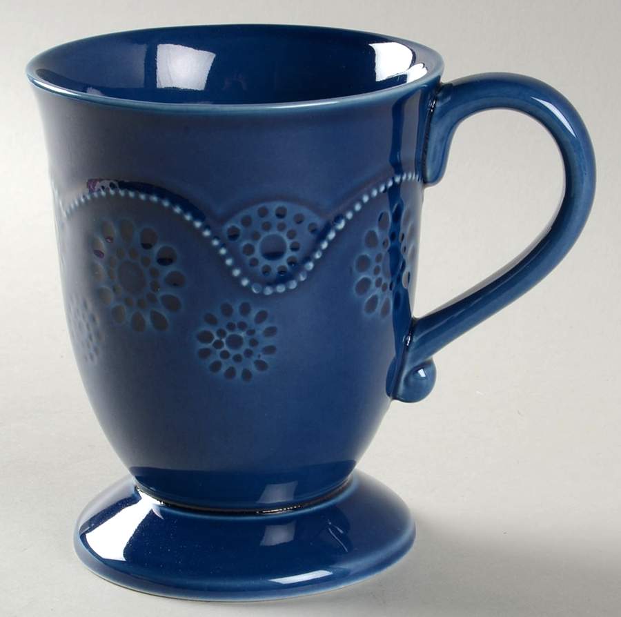 Tatiana Cobalt Blue Mug by David Tutera-1