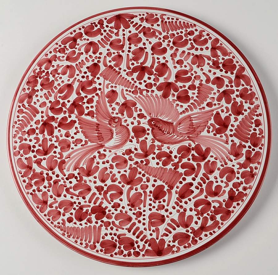 DER88 Cake Plate by Deruta (Italy)-1