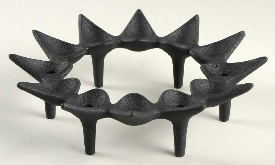 Design with Light Metal Six Light Candlestick (Holds Taper Candles) by Dansk-1