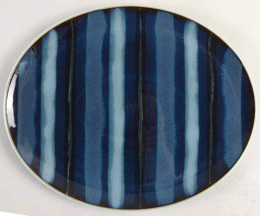 Peveril 14" Oval Serving Platter by Denby-Langley-1